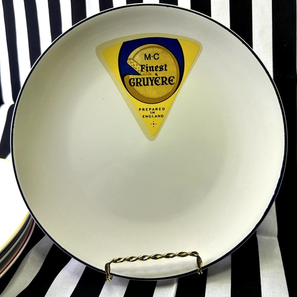 None Dining Vintage Set Of 4 Cheese Plates By Rosanna Made In